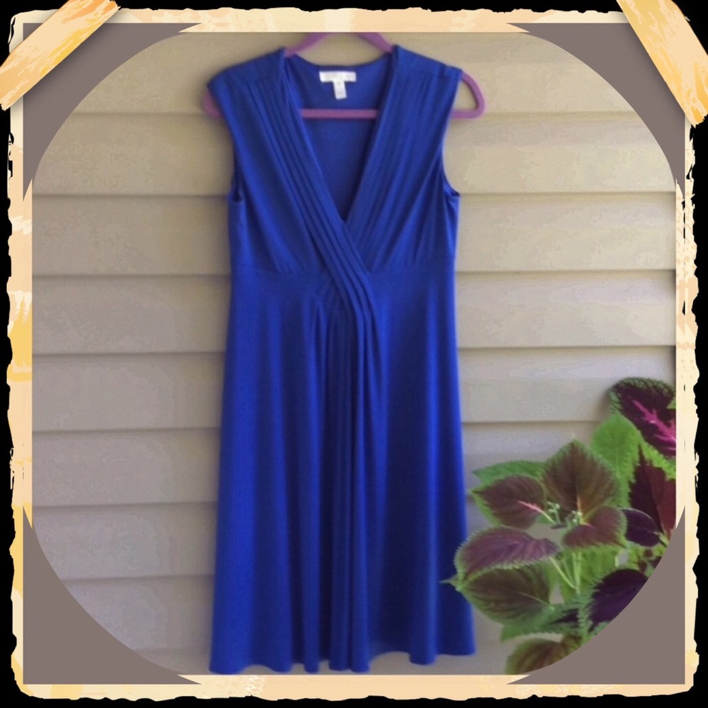 London Times Blue Cocktail Dress